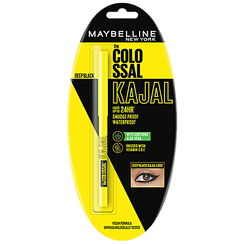 Maybelline New York Colossal Kajal, 0.35 g Deep Black 