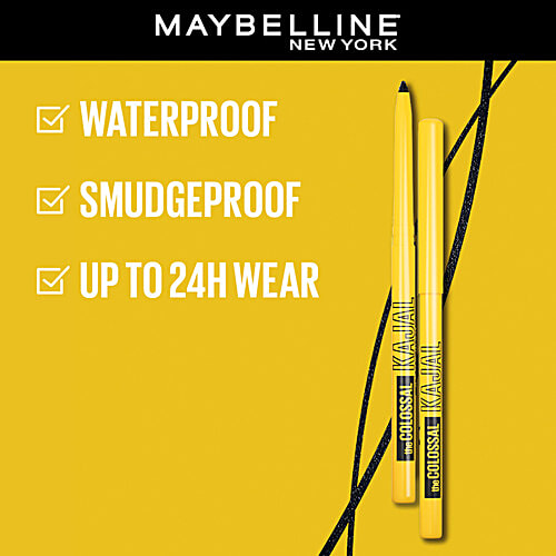Maybelline New York Colossal Kajal, 0.35 g Deep Black 