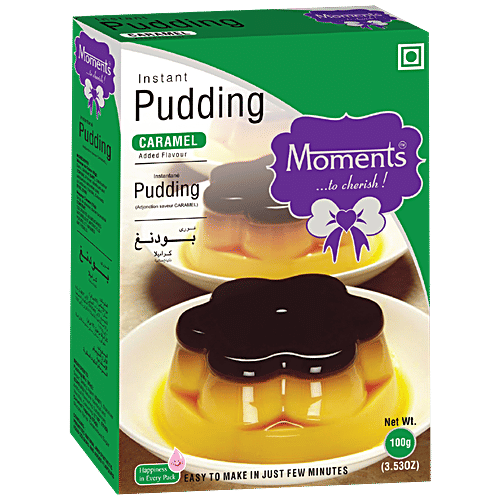 Buy Moments Instant Caramel Pudding 100 Gm Box Online at the Best Price
