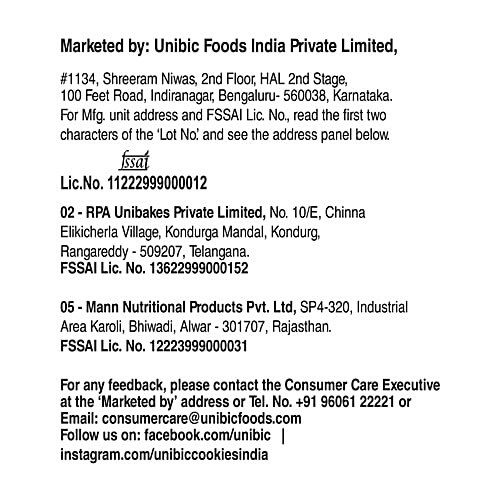 Unibic Sugar Free Cashew Cookies, 67.5 g 0% Maida, Low GI