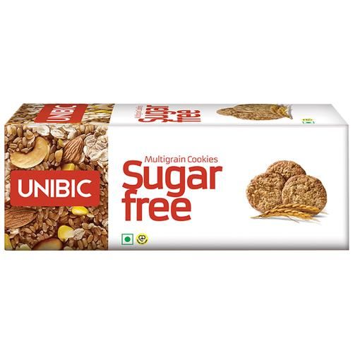 UNIBIC Sugar Free Multigrain Cookies, 75 g  