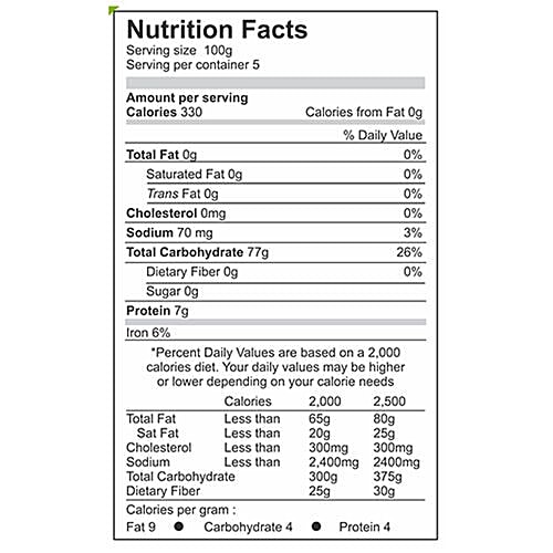 Double Horse Puttu Podi - White, 500 g Pouch 