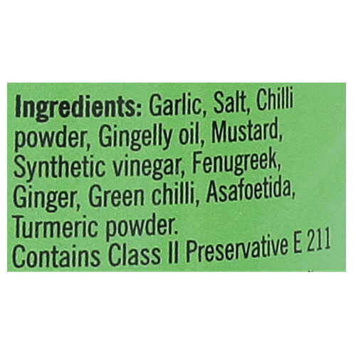 Double Horse Pickle - Garlic, 150 g Bottle 