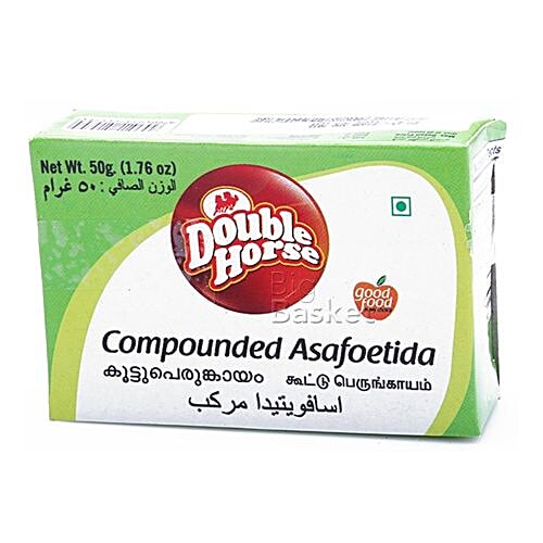 Double Horse Asafoetida - Cake, 50 g Pouch 