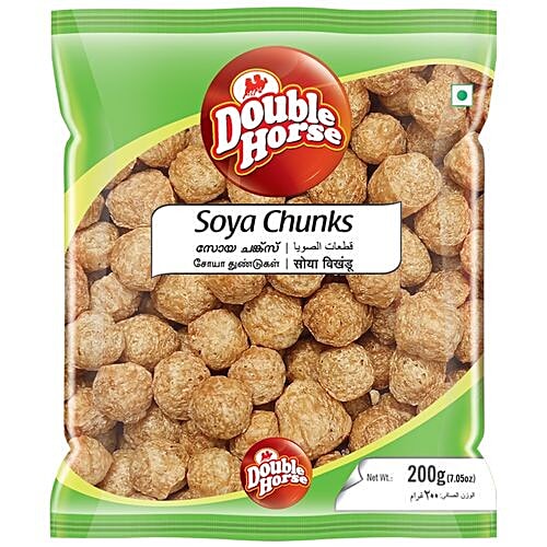 Double Horse Soya - Chunks, 200 g Pouch 