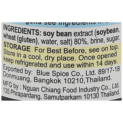 Blue Elephant Royal Thai Cuisine Premium Seasoning Light Soya Sauce - Authentic Flavour, 200 ml Bottle Authentic Thai Flavour
 Premium Quality