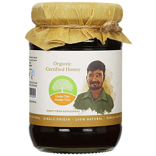 Buy Under The Mango Tree Honey Organic Certified 200 Gm Bottle Online at the Best Price of Rs
