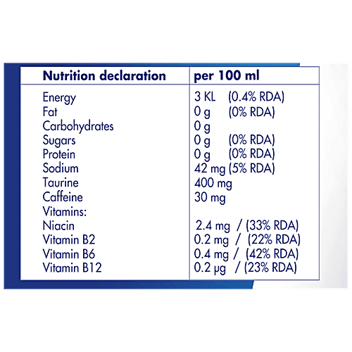 Red Bull Energy Drink - Sugar Free, 250 ml