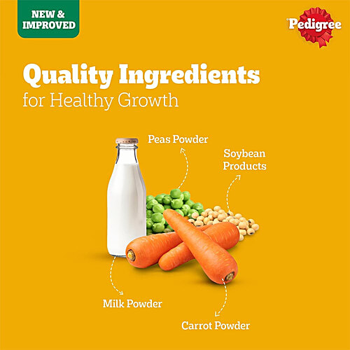 Pedigree Adult & Puppy 100% Vegetarian Dry Dog Food, 1.2 kg Complete & Balanced Food