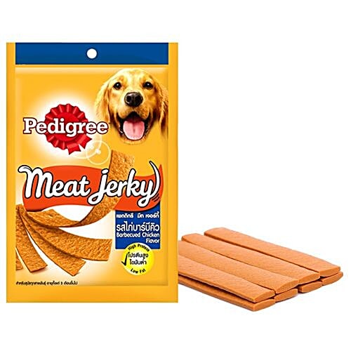 Pedigree Meat Jerky Stix - Barbecued Chicken Flavour, For Adult Dogs, 80 g  