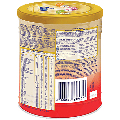 Enfamil A+ Stage 3 Follow-Up Formula - 12 To 24 Months, 400 g Tin Expert Recommended Level of DHA