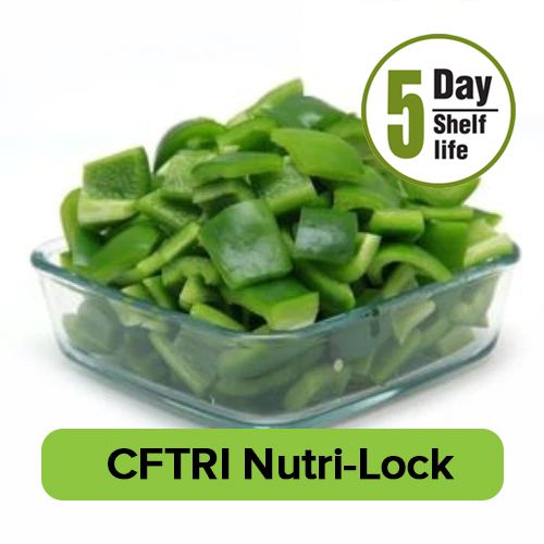 Fresho Capsicum - Diced, 200 g  CFTRI Nutri-Lock