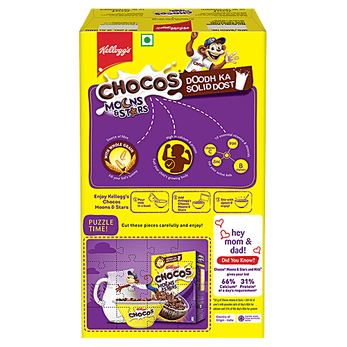 Kellogg's Chocos Moon & Stars, 680 g  Source of Fibre, High in Protein