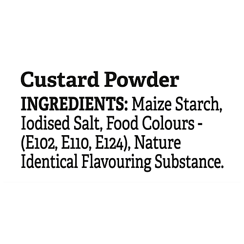 Brown & Polson Custard Powder - Vanilla flavour, 100 g Carton 