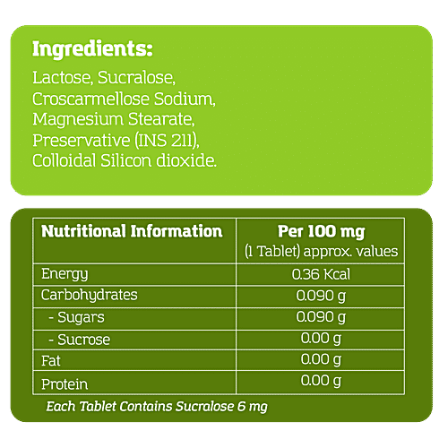 Wipro Zero Calorie Sweetener| Safe Sucralose Tablets, 600 pc (300 Tablets free) Low Calorie Sugar Substitute