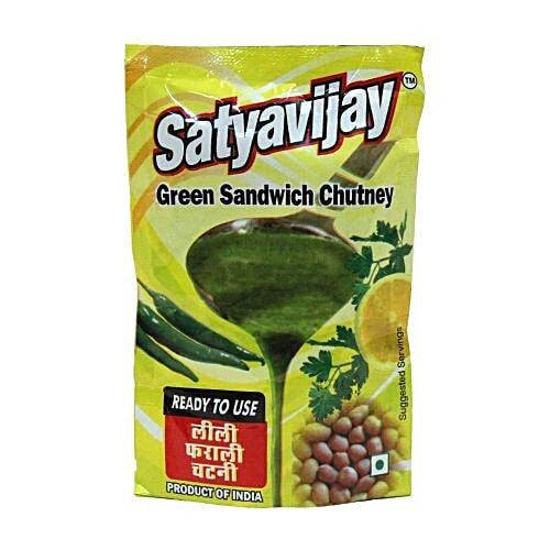 Satyavijay Green Sandwich Chutney, 100 g  