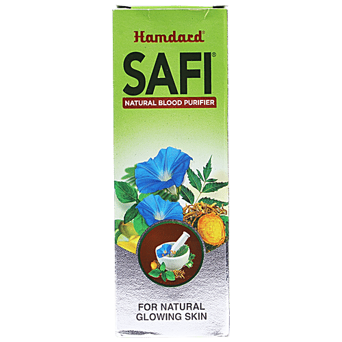Hamdard Safi - Natural Blood Purifier, 100 ml  For Pimple Free Glowing Skin