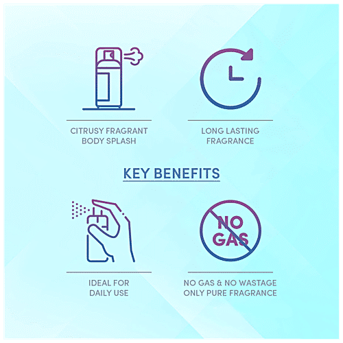 Layerr Wottagirl Fragrant Body Splash - Mystic Island, 135 ml  