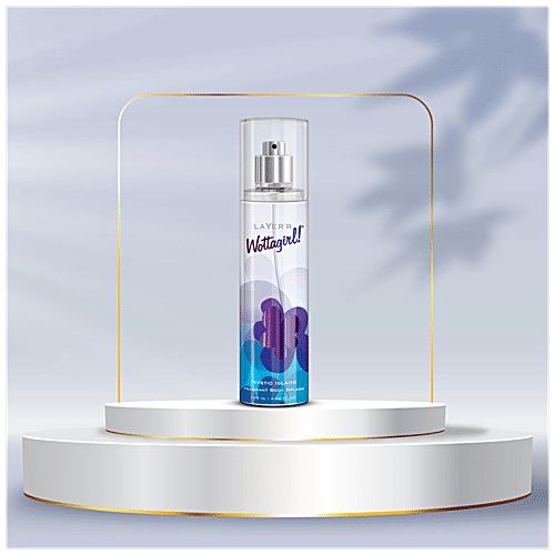 Layerr Wottagirl Fragrant Body Splash - Mystic Island, 135 ml  