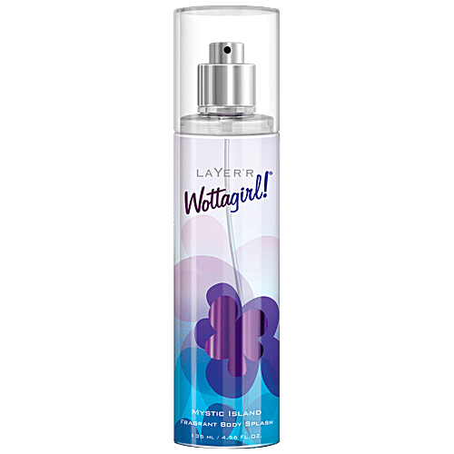 Layerr Wottagirl Fragrant Body Splash - Mystic Island, 135 ml  