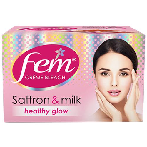 Buy Fem Fairness Naturals Saffron Skin Bleach 24 Gm Online At Best Price of  Rs  - bigbasket