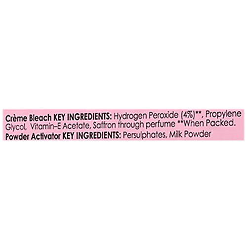 Fem CrÃ¨me Bleach - Saffron & Milk, Healthy Glow, No Added Silicones, No Added Parabens, 24 g  No Added Silicones, No Added Parabens