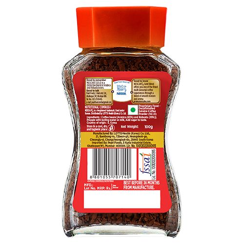 Buy Nescafe Gold- Decaffeinated 100 gm Bottle Online at ...