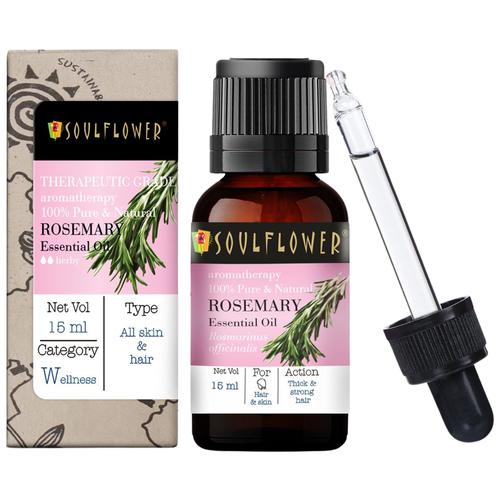 Buy Soulflower Essential Oil Rosemary 15 ml Online at Best Price. of Rs 315  - bigbasket