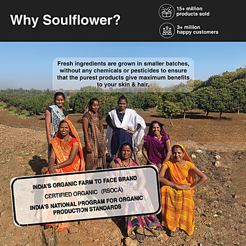 Soulflower Castor Hair Oil For Growth - Hydrates Skin, Clinically Proven, 225 ml  Pure & Natural