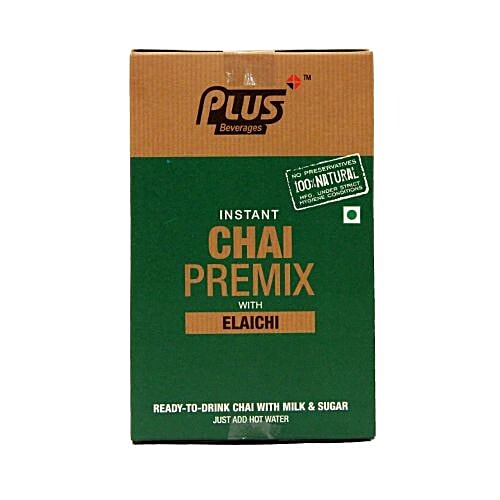 Buy Plus Beverages Instant Chai Premix Elaichi Online at Best Price