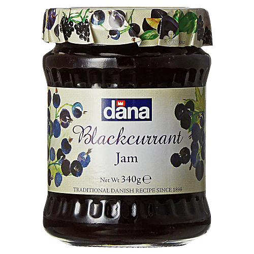 Dana Jam - Black Currant, Preserve, 340 g Bottle 
