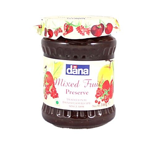 Dana Jam - Mixed Fruit, Preserve, 340 g Bottle 