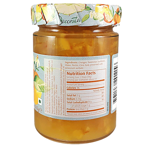 Dana Jam - Diabetic, Orange, Sugar Free, 315 g  