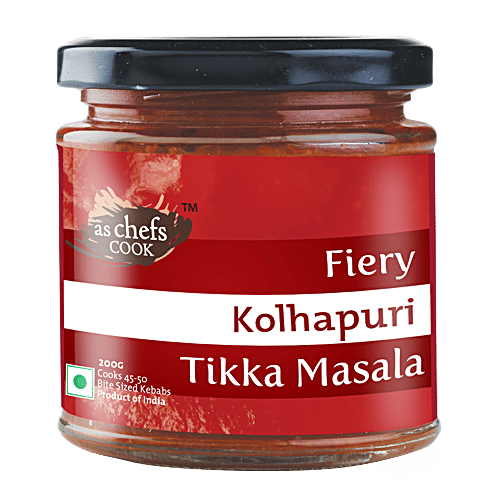As Chef's Cook Fiery Kolhapuri Tikka Masala, 200 g  