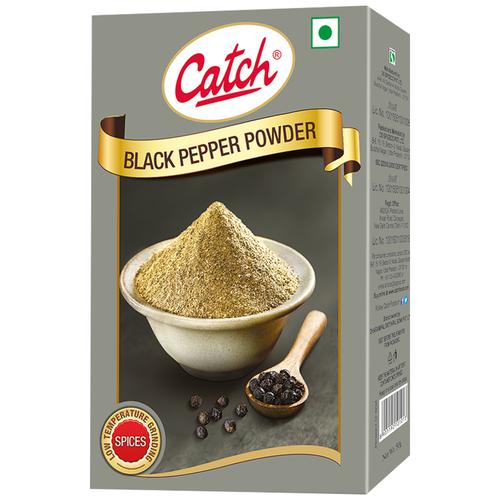 Catch Black Pepper - Powder, 50 g Carton Low Temperature Grinding