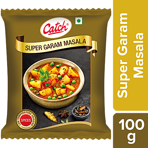 Catch Super Garam Masala, 100 g Pouch Low Temperature Grinding Spices