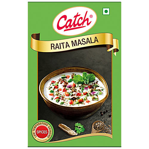 Catch Raita Masala - Enhances Flavour, 100 g Carton Low Temperature Grinding Spices