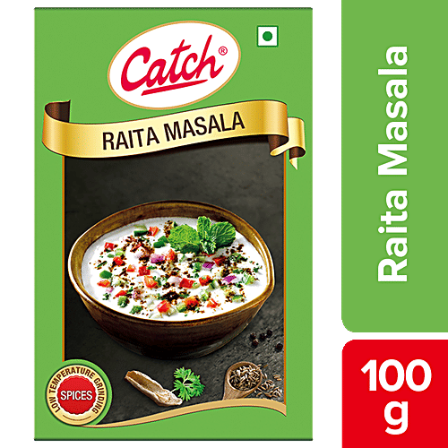 Catch Raita Masala - Enhances Flavour, 100 g Carton Low Temperature Grinding Spices