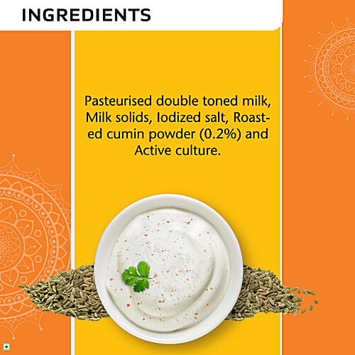 Nestle  Raita - Bhuna Jeera Curd, 380 g Cup 