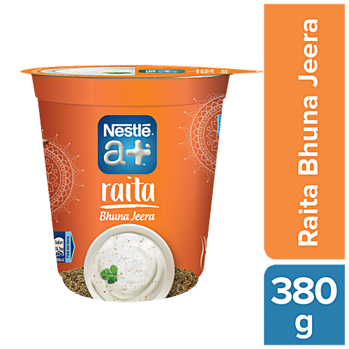 Nestle  Raita - Bhuna Jeera Curd, 380 g Cup 
