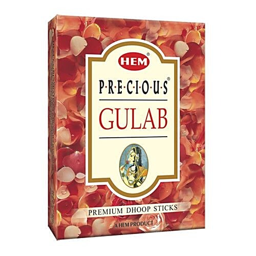Hem Precious Dhoop Sticks - Gulab, 60 g Precious Dhoop
Premium Gulab
