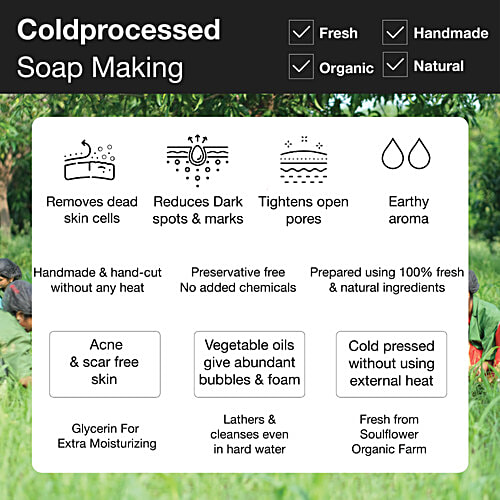 Soulflower Apple Cider Vinegar Shampoo - For Curly Frizzy Hair, Dandruff, Sulphate Free, 150 g  