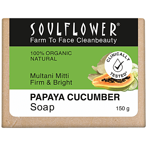 Soulflower Apple Cider Vinegar Shampoo - For Curly Frizzy Hair, Dandruff, Sulphate Free, 150 g  