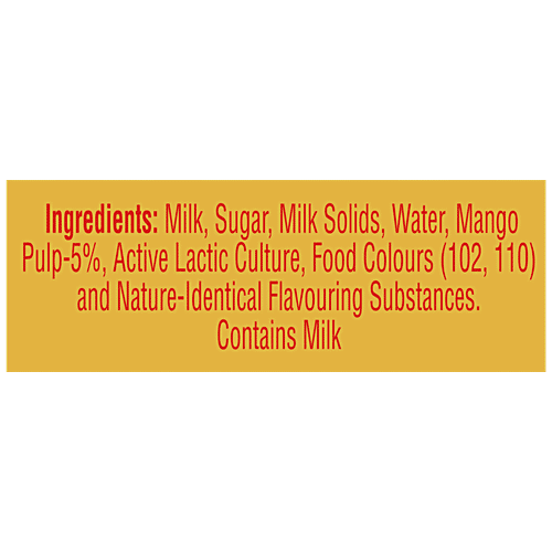 Mother Dairy Aam Doi, 80 g Cup No Preservative Added