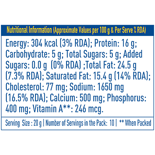 Mother Dairy Cheese - Slice, 200 g  