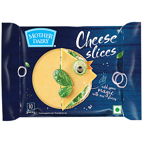 mother dairy Cheese - Slices, 200 g  