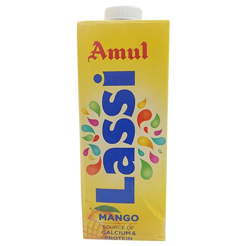 Amul Lassi - Mango Flavour, Source of Calcium & Protein, 1 L  