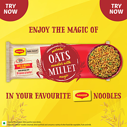 MAGGI  Nutri-licious Masala Oats Noodles, 290 g (Pack of 4) 