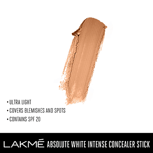 Lakme Concealer Stick - Absolute White Intense SPF 20, 3.6 g Honey 05 
