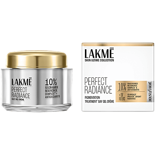 Lakme Lakme Perfect Radiance Day Gel Crème With 10% Niacinamide Resorcinol Complex & Antioxidants, 50 g